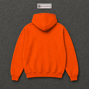 Sudadera con capucha extragrande con estampado gráfico Orange Mountain, unisex, estilo urbano, informal, para invierno, venta al por mayor - Product Image 6