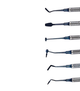 Juego de Instrumentos Quirúrgicos Dentales de 6 Piezas, con Empuñadura Azul Moleteada, Herramientas Manuales de Precisión, Acero Inoxidable Clase I, Kit de Ortodoncia - Product Image 6