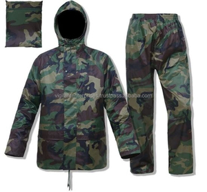 Meilleure veste de pluie pour homme grande taille avec col montant, manteau respirant en tissu avec cuir de vache - Product Image 1