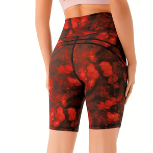 Pantalones Cortos Deportivos Elásticos de Primera Calidad para Mujer con Logotipo Personalizado, para Entrenamiento, Running y Actividades Deportivas - Product Image 4