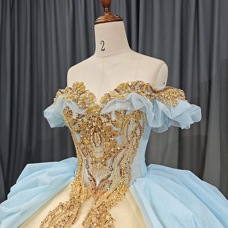Elegant Debut Dress Ball Gown Floor-Length Party Wear