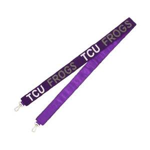 Trendy SMU Embroidered Red <b>Lanyard</b> Design Rectangular Shape Stylish Handmade <b>Polyester</b> Durable Metal Hooks Woman Letters Theme - Product Image 3