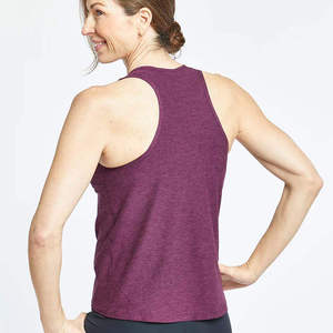 Best Women's Comfortable Neck Workout Tank Top Stretchy XS Size Moisture-Wicking <b>Material</b> for Gym & Outdoor Activities - Product Image 2