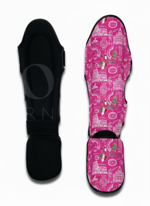 Espinilleras Profesionales para Artes Marciales, Kickboxing, Muay Thai, Karate, MMA, con Logotipo Personalizado - Product Image 3