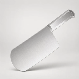 Cuchillo de Carnicero PK-SS-R M, Resistente, de Acero Inoxidable Plateado, Hoja Curva, Mango Metálico, Herramienta de Corte para Cocina - Product Image 4