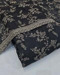 Tissu en dentelle de georgette polyester de haute qualité avec broderie malteuse pour vêtements de mariée, textiles de maison et confection de vêtements - Product Image 4