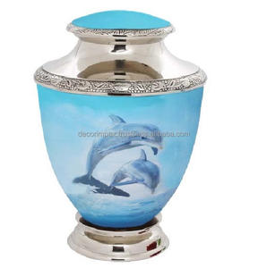 Decorative Metal Cremation Urn Customization <b>Memorial</b> Urn Durable with Polished Design at wholesale price - Product Image 5