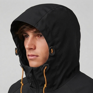 Veste coupe-vent décontractée pour homme, à blocs de couleur, légère, entièrement zippée, pour l'extérieur, fabricant sur mesure - Product Image 5