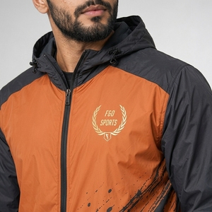 Veste coupe-vent résistante à l'eau pour homme, légère, en polyester respirant, coupe-vent, pour la course à pied, l'entraînement, les vêtements décontractés, OEM - Product Image 5