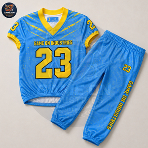 Wholesale Custom Sublimation Football Jersey And Football Pants Breathable Polyester Team Sports Apparel Training Practice Wear - Product Image 2