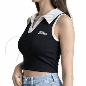 Camisetas Cortas de Alta Calidad al por Mayor para Mujer, Estilo Único, Nueva Moda de Verano, Tops Cortos para Mujer - Product Image 2