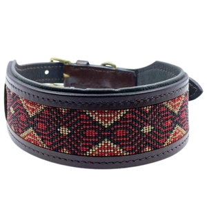 Juego de Correa y collar de perro de diseño para perros grandes, medianos y pequeños con agarre suave y cómodo hecho a mano a precio de fábrica OEM y ODM - Product Image 3