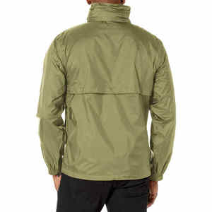 Chaqueta cortavientos impermeable con forro de malla y cremallera para hombre, ropa de moda al por mayor, ropa exterior repelente al agua, chaquetas de verano. - Product Image 6