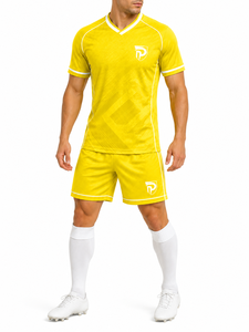 Dumela International - Conjunto de Fútbol para Hombre, Camiseta Deportiva de Verano, Manga Corta, Poliéster Sólido, Secado Rápido, Transpirable y Cómodo - Product Image 3