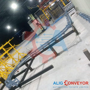 Planta de Fabricación de Transportadores de 4 Ruedas Invertidas, Velocidad Ajustable, Acero Suave Resistente - Product Image 2