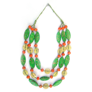 Collar de Cuentas de Colores Estilo Bohemio Unisex, Joyería de Declaración con Patrón de Corazones Multicolor, Accesorio de Moda para Fiesta, Venta al por Mayor - Product Image 1