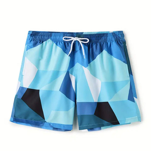 Prix de gros, meilleure qualité, shorts décontractés pour hommes, imprimés, tissu polyester coton, séchage rapide, respirant, shorts pour hommes grandes tailles - Product Image 1