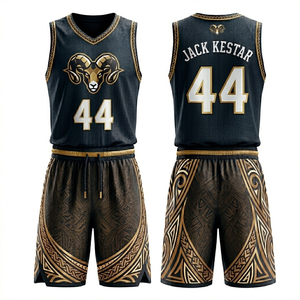 Pantalones Cortos de Baloncesto Personalizados al por Mayor, Ropa de Verano, Último Diseño de Uniforme de Suministro Directo, Tallas Grandes, Transpirables, con Estampado por Transferencia de Calor - Product Image 2