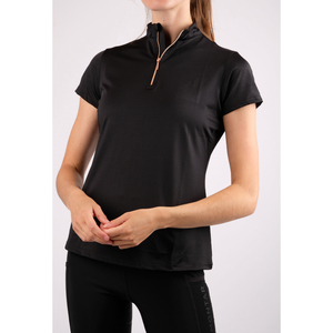 High Quality 4way Stretch Horse Riding Equestrian Shirt Top <b>Base</b> <b>Layer</b> Competition Show Shirt Polo in Soft Feel Technical Fabric - Product Image 3