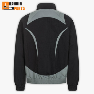 OEM Winter Windbreaker Set Factory Custom Streetwear Embroidery Logo Lightweight Polyester/Nylon Zip <b>Jacket</b> Waterproof Plus Size - Product Image 4