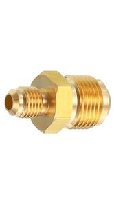 Conexiones de Latón para Tuberías - Unión Reductora |   REDUCTOR HEXAGONAL Para sistemas de combustible, gas y refrigeración (1/2 Flare por 1/4 Flare) - Product Image 2
