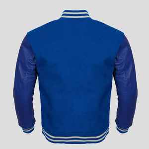 Baseball Varsity <b>Jacket</b> <b>Men</b> Plain Blank Varsity Letterman <b>Jackets</b> OEM Design Wholesale Custom Latest Designs <b>Long</b> Sleeve Stand - Product Image 4