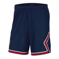 Shorts personnalisés OEM ODM pour équipes, imprimés par sublimation, en tissu interlock durable, anti-humidité, écologique, respirant, professionnel