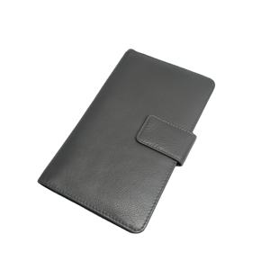 กระเป๋าใส่พาสปอร์ตพรีเมียมพร้อมช่องใส่โทรศัพท์มือถือ ป้องกัน RFID ช่องใส่เหรียญและเอกสาร หนังแท้ทำมือจากอินเดีย ดีไซน์แฟชั่น - Product Image 1