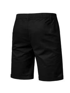 Men's Navy Blue Cotton High Shorts Non-Stretch Casual Everyday Formal Side Pockets Machine Washable Regular Fit Quick Dry - Product Image 3