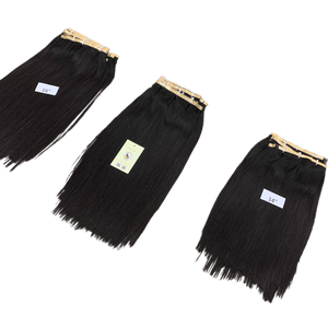 Paquetes de cabello vietnamita de doble estiramiento virgen Premium Natural recto con estilo de onda natural de cabello humano Premium - Product Image 1