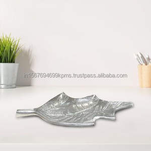 ถาดอลูมิเนียมสำหรับตกแต่งขั้นสูงถาดใส่เงินรูปทรงไม่สม่ำเสมอถาดแต่งงานทำจากโลหะแบบทันสมัย - Product Image 2
