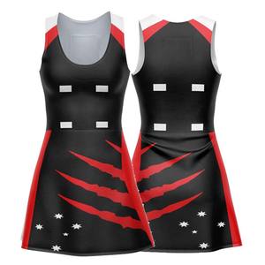 Tenue de sport pour femmes, jupe de netball personnalisée OEM, sublimation, broderie, sérigraphie, séchage rapide, 100% polyester - Product Image 2