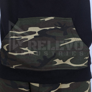 Survêtement à capuche en polaire technique pour homme, séchage rapide, respirant, logo personnalisable sur le devant, tenue de jogging, nouveau style, 100% - Product Image 5