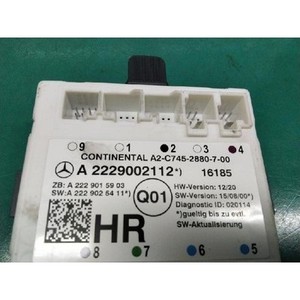 ECU และโมดูลคอมพิวเตอร์มือสองสำหรับรถยนต์ C-class รุ่น A2229002112 - Product Image 4