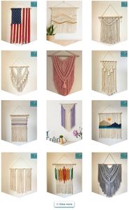 Hamac JNC en macramé de style bohème pour la détente en plein air et la décoration de la maison - Product Image 4