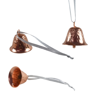 Campana Colgante de Cobre con Diseño de Metal Sólido, Ideal para Decoración de Eventos y Fiestas, Adornos Colgantes de Campana Navideña - Product Image 6