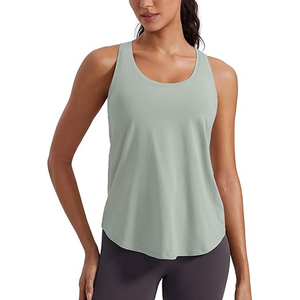 Haut de yoga court BASRA SPORTS pour femme en Spandex/Nylon, sans couture, extensible, respirant, séchage rapide, idéal pour le fitness et l'entraînement en salle de sport, doux - Product Image 3