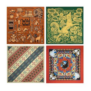 Pañuelos Étnicos Paisley con Estampado Digital, 55x55cm, 100% Seda Satén, Transpirables, Ecológicos, Diseño Personalizado, Precio Económico - Product Image 5