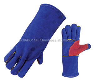 Guantes de Seguridad Reforzados de Cuero Resistente con Protección Antivibración y Transpirables para Soldadura, Bomberos, Construcción e Industria - Product Image 3