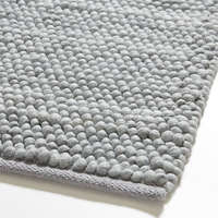 Tapis en laine bouclée abstraite faits main tendance, extra épais, antidérapants et lavables - Meilleur prix de gros par un fabricant indien
