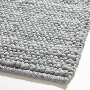 Tapis en laine bouclée abstraite faits main tendance, extra épais, antidérapants et lavables - Meilleur prix de gros par un fabricant indien - Product Image 4