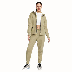 Oferta Caliente: Conjunto Cortavientos Personalizado de Alta Calidad para Mujer - Chaqueta con Cremallera y Pantalón Jogger a Rayas - Product Image 1