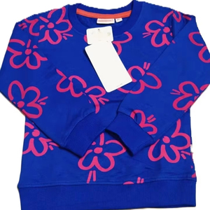 Nuevas Sudaderas de Punto con Cuello Redondo para Niñas, Manga Larga, Estampadas, Casuales, de Uso Diario, 100% Algodón Ecológico, Personalizadas para Invierno - Product Image 1