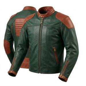 Chaqueta para hombre, chaquetas de moto, equipo de motociclista de cuero, abrigo de moda de piel de oveja premium, ropa europea de alta calidad - Product Image 2