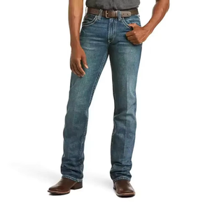 Jeans de Mezclilla Personalizados para Hombre, Corte Regular, Estilo Cargo - Product Image 6