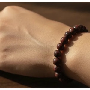 Bracelet de vitalité artisanal en pierre de sang naturelle, perles de cristal, Inde, vente en gros, bracelet de guérison, bracelet perlé, bracelet en cristal - Product Image 3