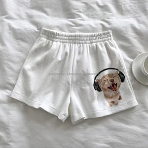 กางเกงขาสั้นของผู้หญิงกางเกงขาสั้นลำลองระบายอากาศได้ดีมีสไตล์พิมพ์ลาย3D - Product Image 2