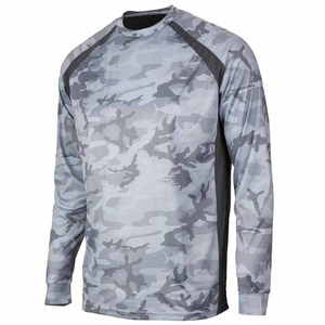 Camisetas de pesca transpirables con sublimación completa para hombre, de alta calidad, personalizadas, anti-UV, de manga larga y secado rápido. - Product Image 1