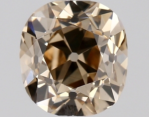 Diamant naturel non monté, couleur C3, brun clair fantaisie, taille Old Mine, 1,05 carat, clarté VS2, excellente taille polie, provenant de mine. - Product Image 1