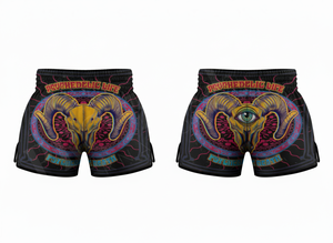 Shorts de Muay Thai en polyester de qualité supérieure pour hommes, satin polyester, combat, kickboxing, entraînement MMA, séchage rapide, shorts d'été par sublimation - Product Image 2